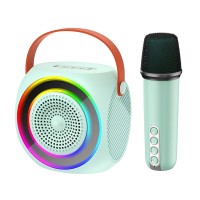 Портативна колонка Bluetooth XO F42 Dazzling RGB Karaoke Stereo 10W Green
